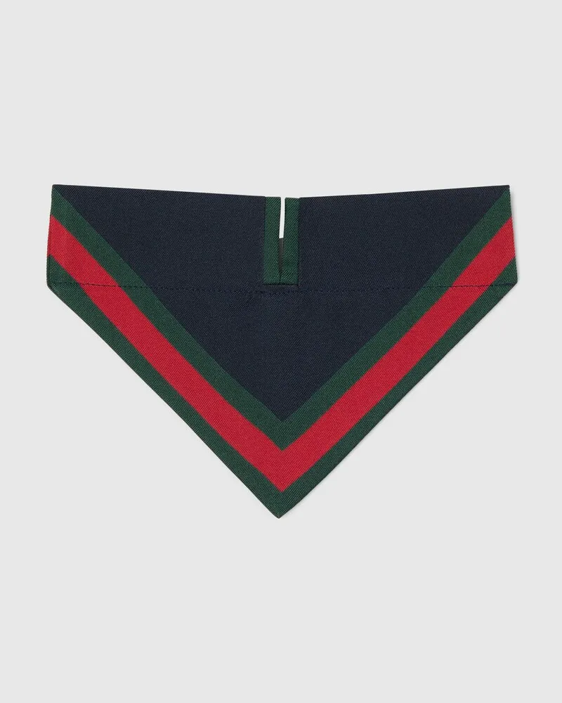 Gucci Bandana Pour Animal De Compagnie Taille M, Taille Bleu