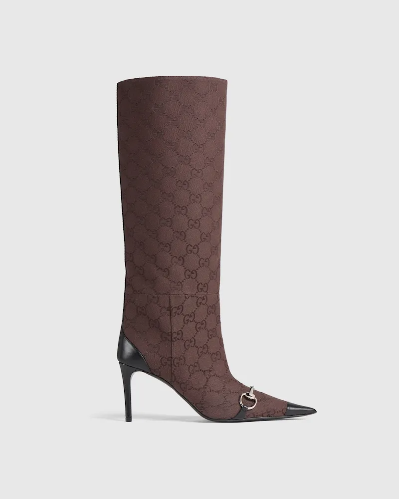Gucci Donna Damenstiefel Braun