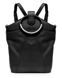 Gretchen Maple Metal Backpack Black