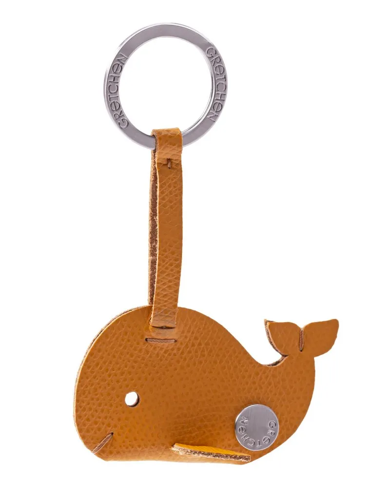 Gretchen Whale Keyring Blue