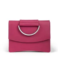 Gretchen Oyster Clutch Three Pink