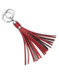 Gretchen Tassel Keyring Red