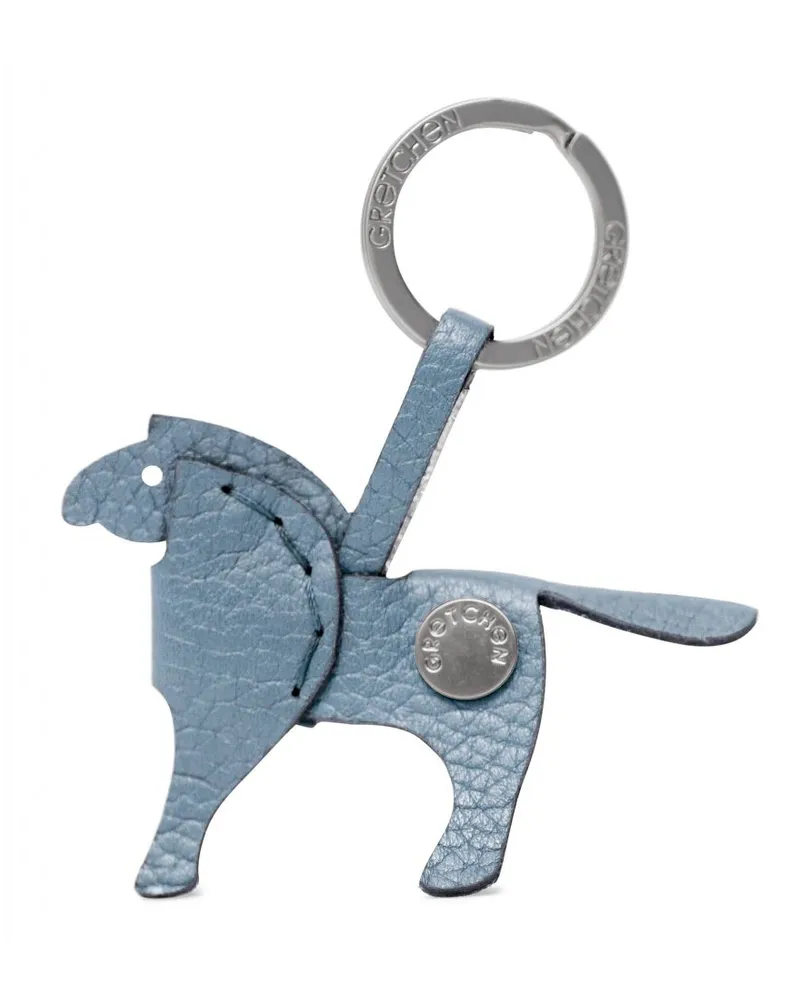 Gretchen Pony Keyring Blue