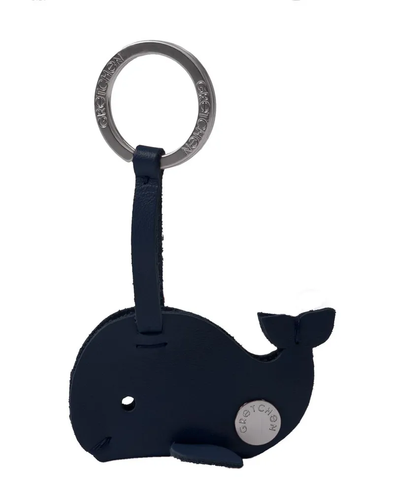 Gretchen Whale Keyring Blue