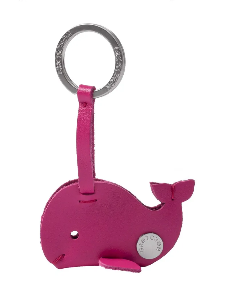 Gretchen Whale Keyring Pink