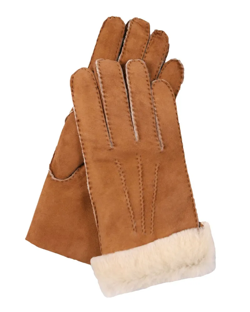 Gretchen Men's Merino Gloves Brown