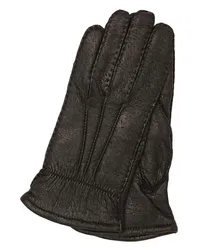 Gretchen Men's Peccary Gloves Black