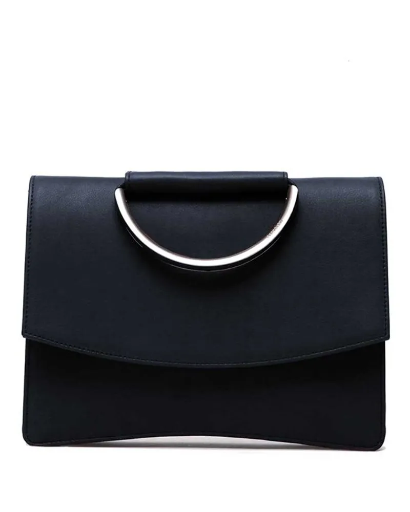 Gretchen Oyster Clutch Three Blue