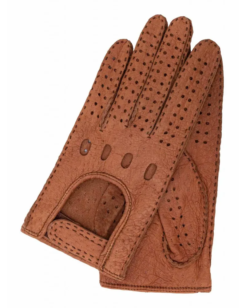 Gretchen Women's Peccary Driving Gloves Brown