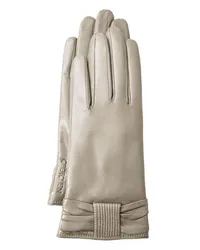 Gretchen Bow Gloves Beige