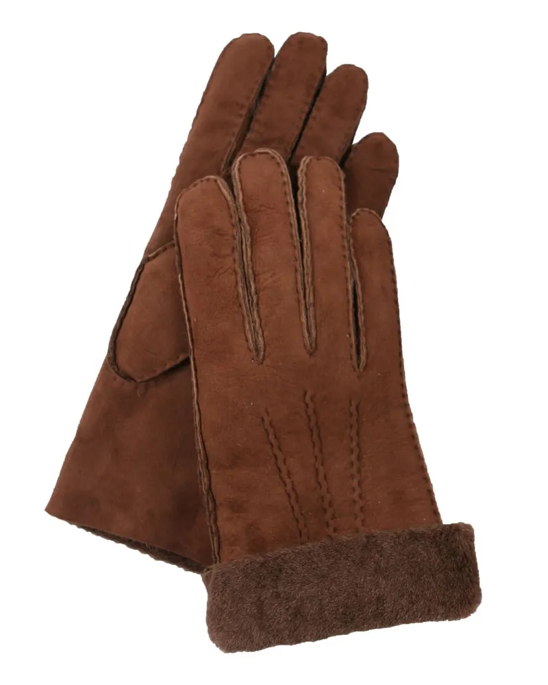 Gretchen Men's Merino Gloves Brown