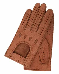 Gretchen Women's Peccary Driving Gloves Brown