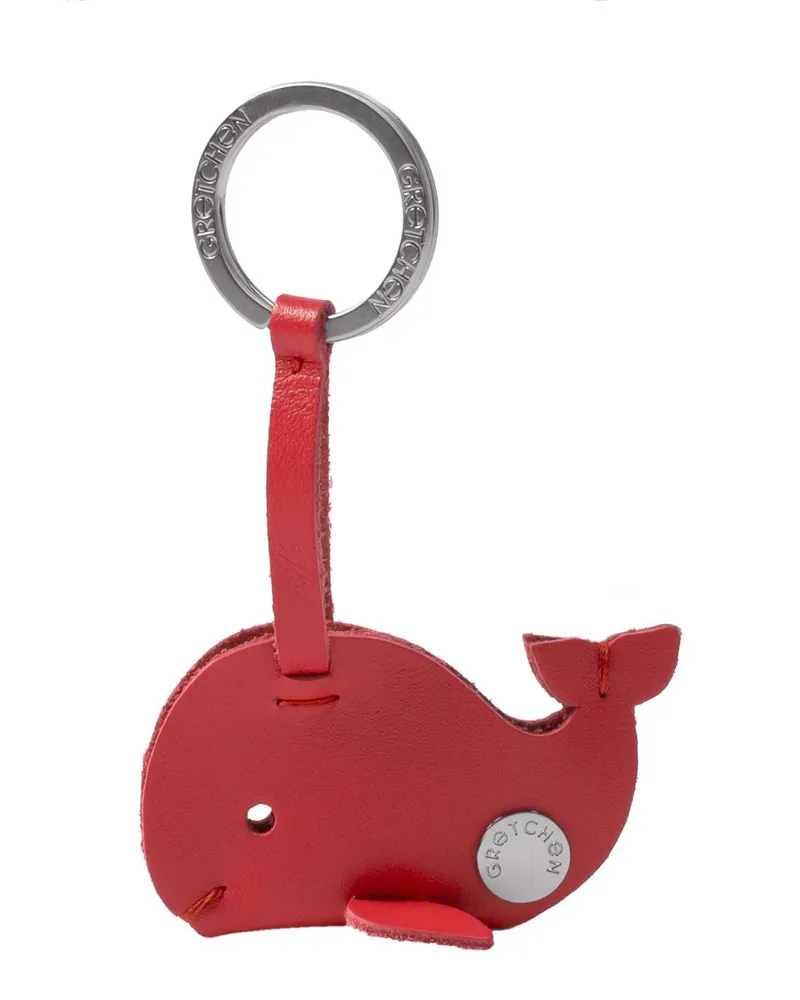 Gretchen Whale Keyring Red