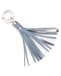 Gretchen Tassel Keyring Blue