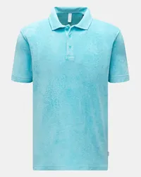 04651/ Frottee-Poloshirt 'Terry Polo' türkis Türkis