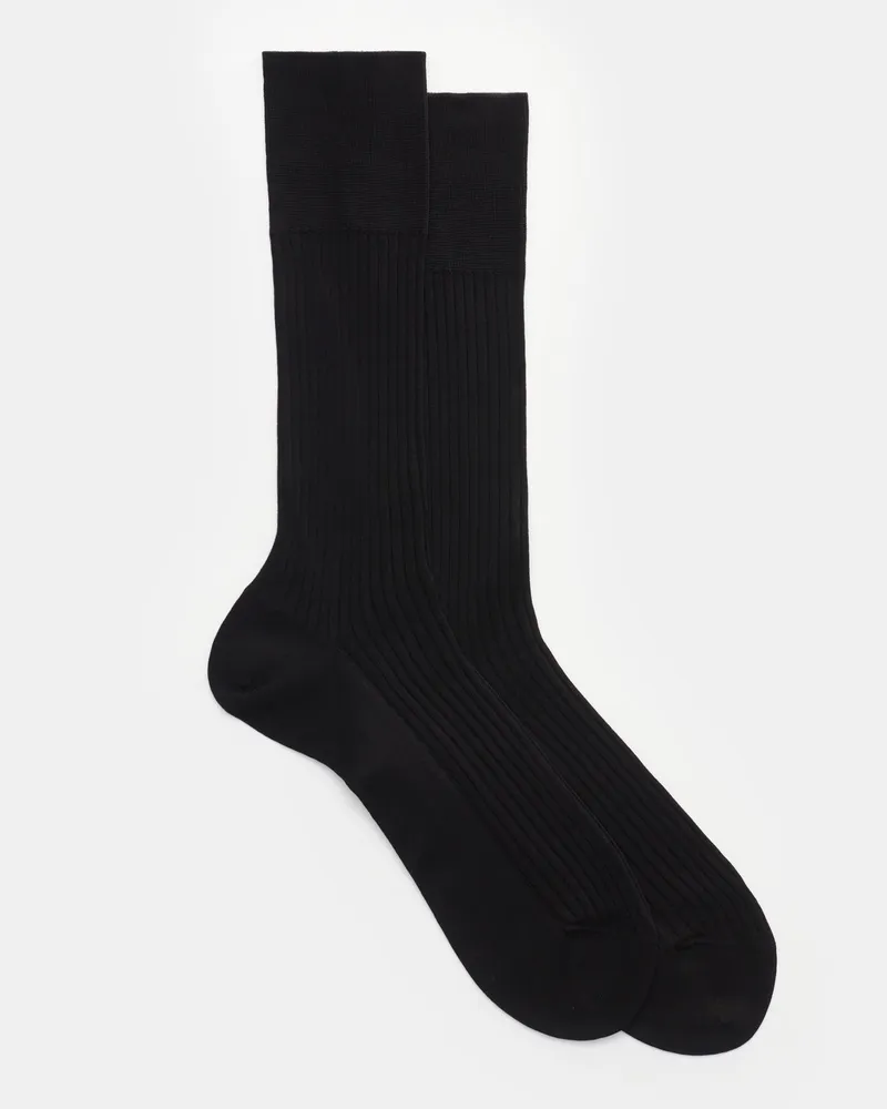 Falke Herren - Strumpf 'No. 10' schwarz Schwarz