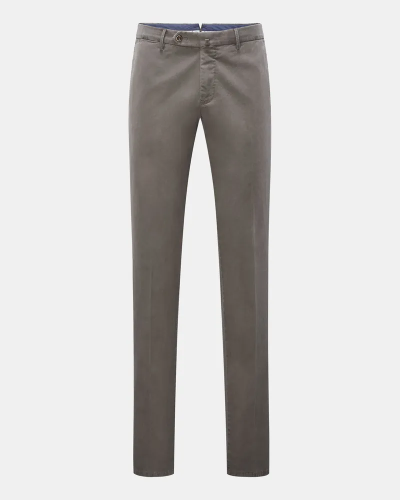 PT TORINO Herren - Chino 'Slim Fit' graubraun Graubraun