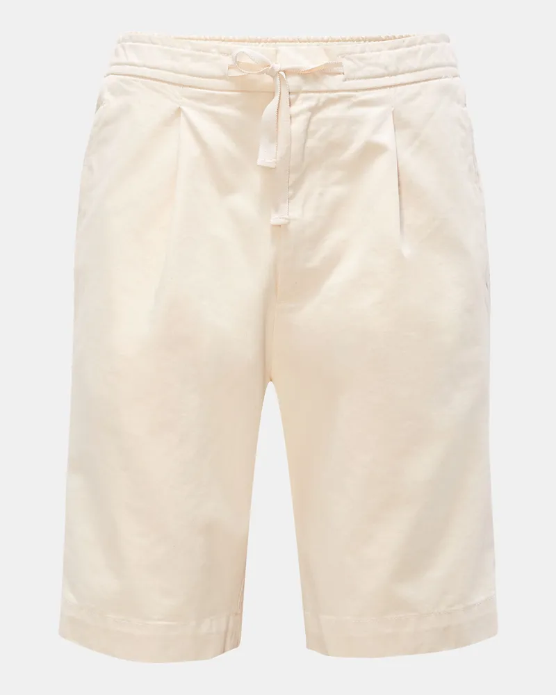 Officine Generale Herren - Shorts 'Hughes' creme Creme