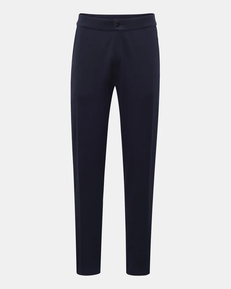 04651/ Herren - Baumwoll-Piqué Joggpants navy Navy