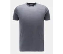 Leinen Rundhals-T-Shirt 'Laine' grau