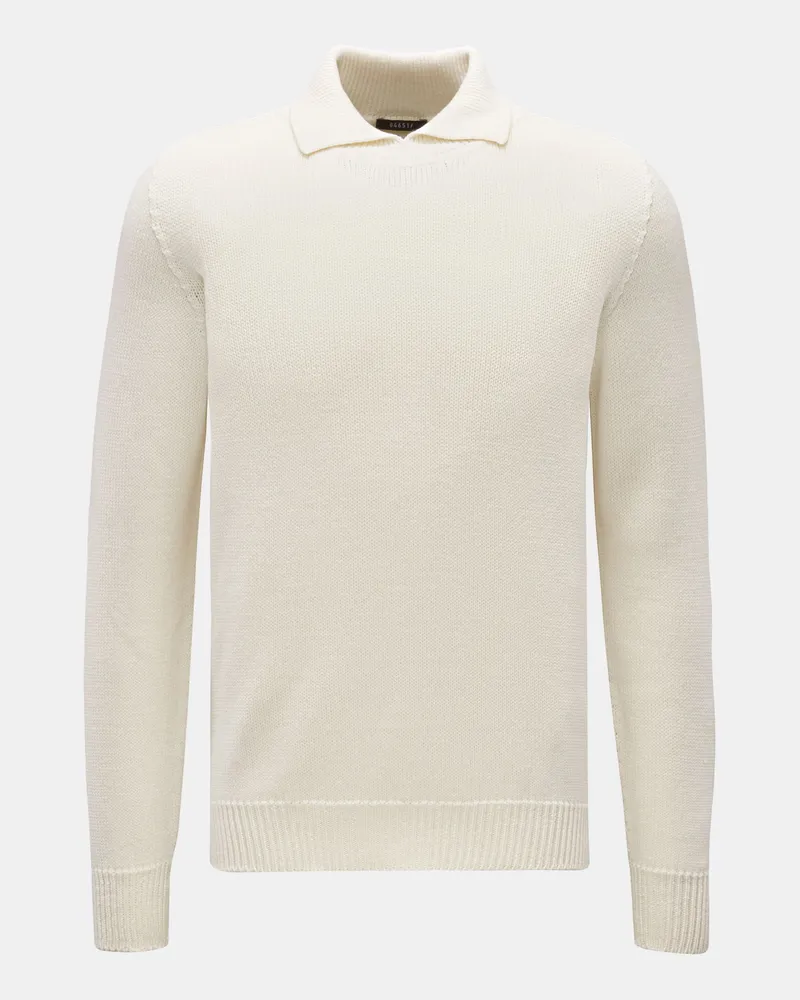04651/ Herren - Pullover 'Foggy Mock' creme Creme