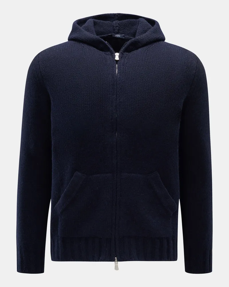 04651/ Herren - Strickjacke 'Blended Full Zip' navy Navy