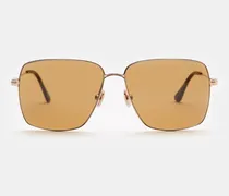 Herren - Sonnenbrille 'Pierre' gold/hellbraun