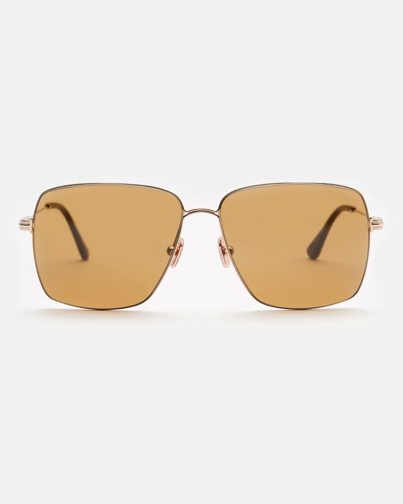 Tom Ford Herren - Sonnenbrille 'Pierre' gold/hellbraun Gold