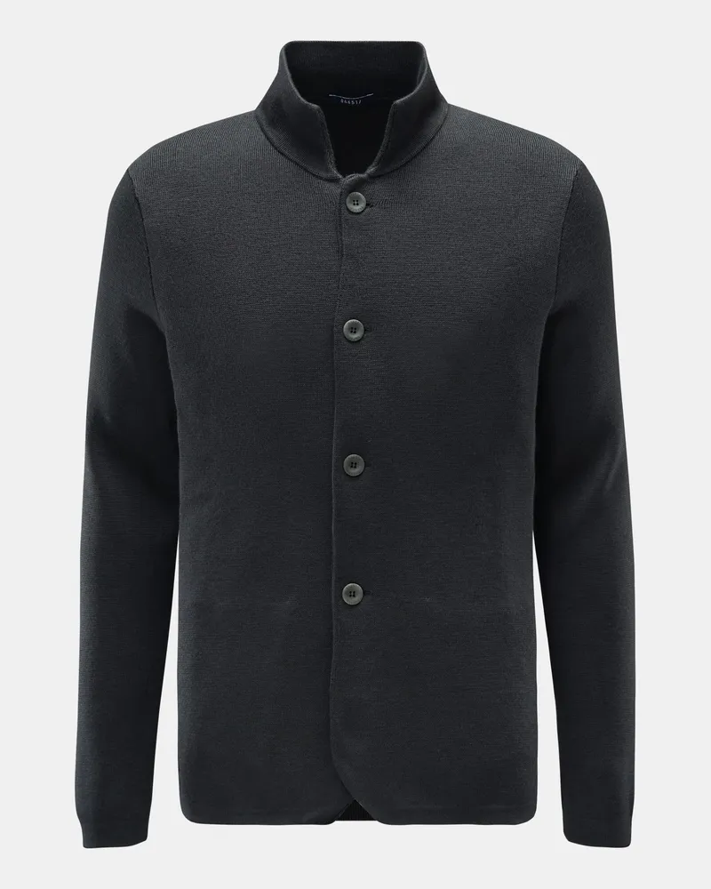 04651/ Herren - Cardigan 'Foggy' anthrazit Anthrazit
