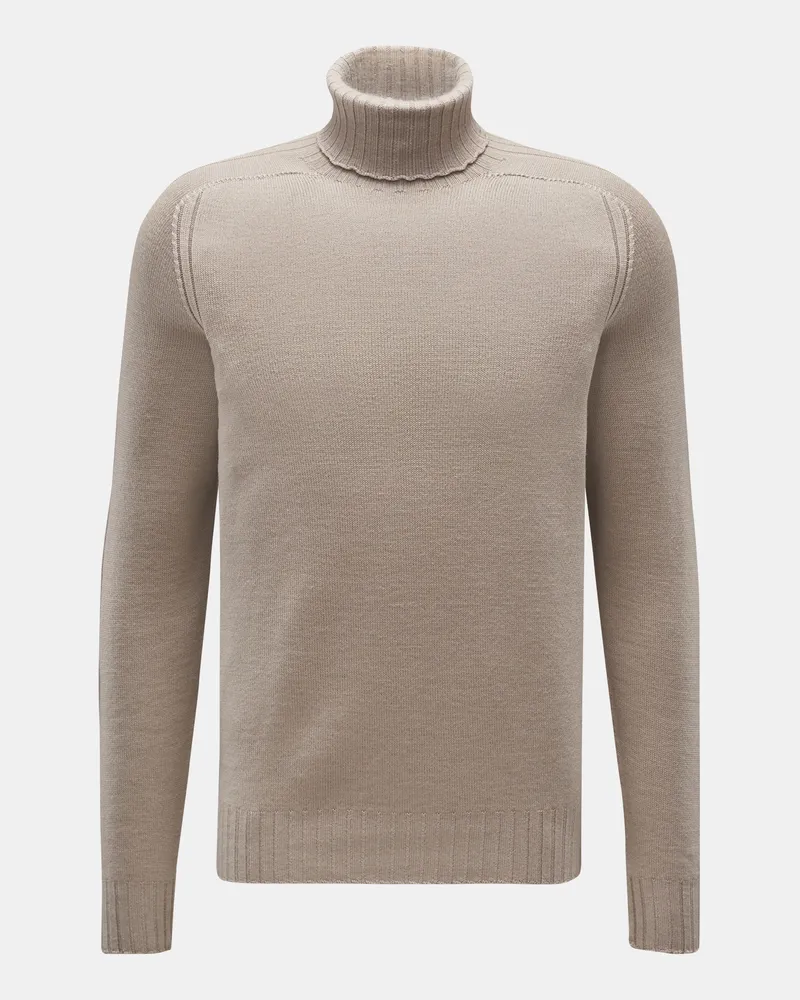 04651/ Herren - Rollkragenpullover 'Foggy Turtle' beige Beige