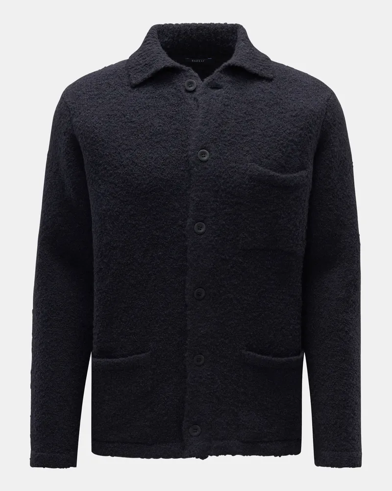 04651/ Herren - Cardigan 'Chunky' navy Navy