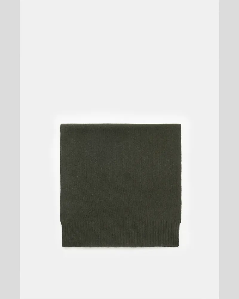 von BRAUN Herren - Cashmere Schal dark olive Dark