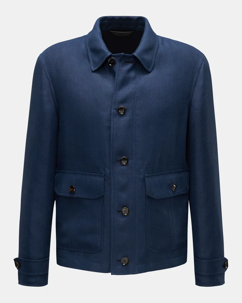Brioni Herren - Jacke dunkelblau Dunkelblau