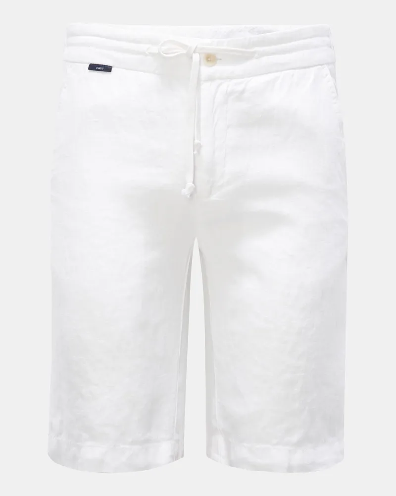 04651/ Herren - Leinen-Bermudas 'Linen Bermuda' weiß Weiß