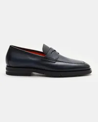 Santoni Penny Loafer navy Navy