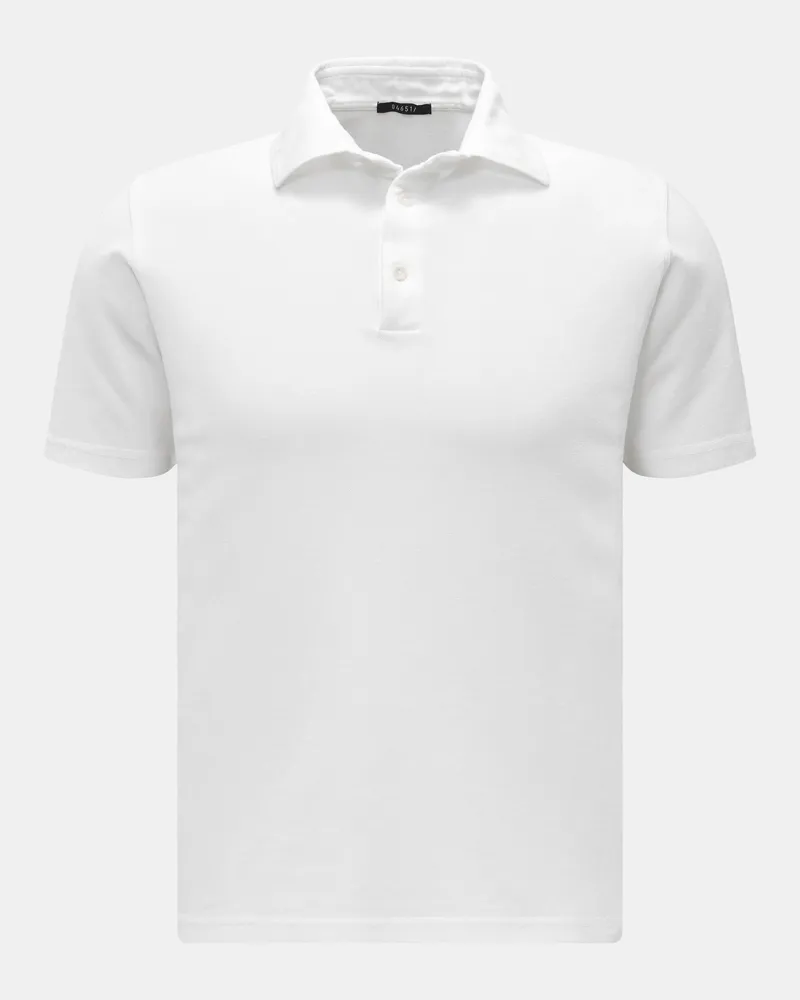 04651/ Herren - Piqué-Poloshirt 'Breeze' weiß Weiß