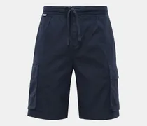 Herren - Cargo-Bermudas 'Linen' navy