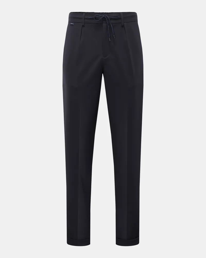 04651/ Herren - Woll-Joggpants dark navy Dark