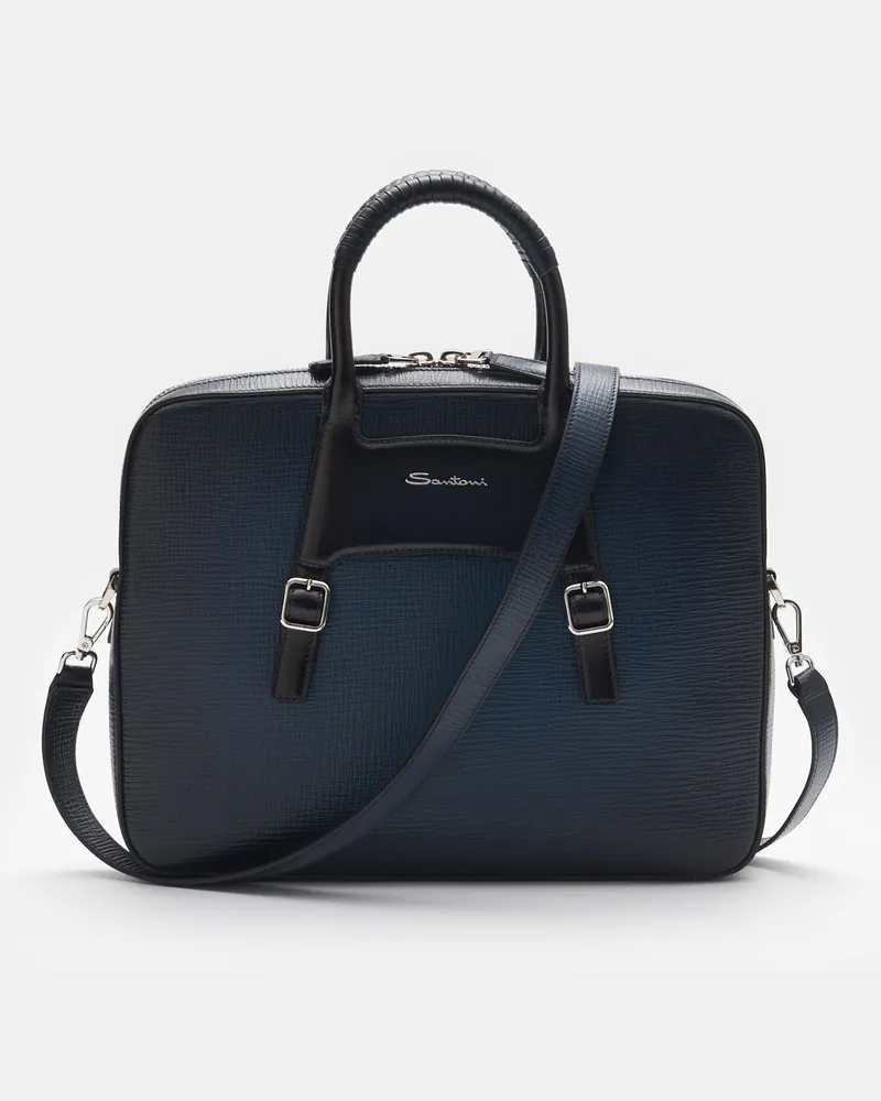 Santoni Herren - Aktentasche navy Navy