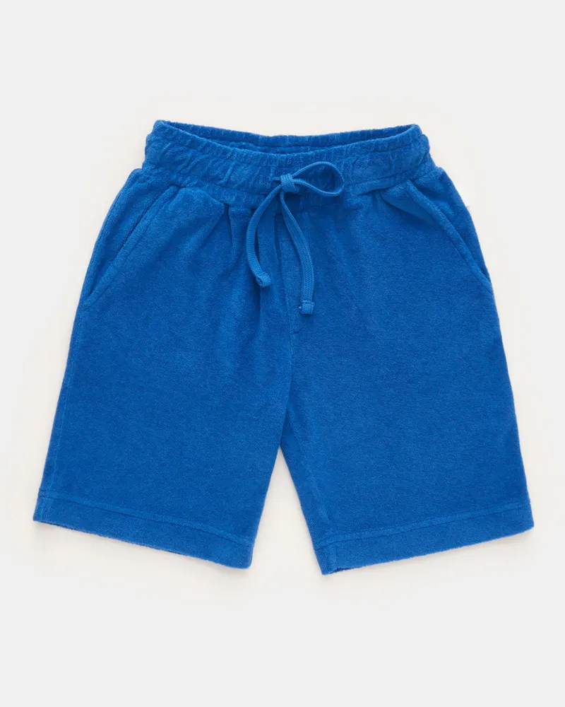 04651/ Herren - Kinder Frottee-Bermudas 'Kids Terry Bermuda' blau Blau