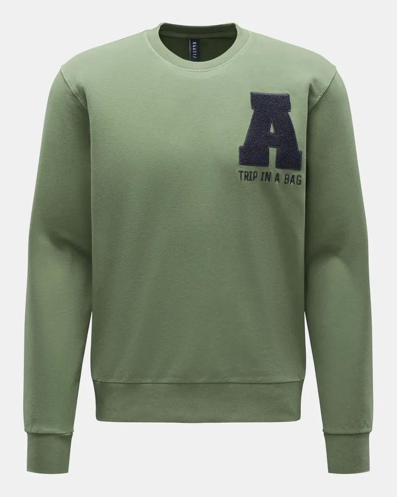 04651/ Herren - Sweatshirt 'College Crew' grün Grün