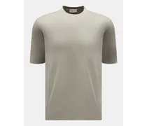 Leinen Rundhals-T-Shirt 'Jerlin' grau