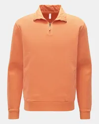 04651/ Sweat-Troyer 'Quarter Zip' orange Orange