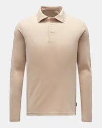 04651/ Longsleeve-Poloshirt 'Organic Polo LS' beige Beige