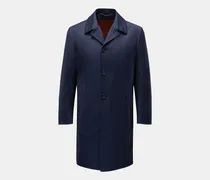 Herren - Wollmantel navy