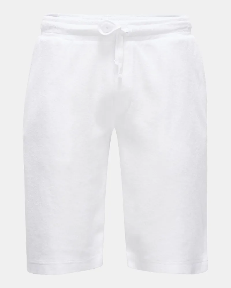 04651/ Herren - Frottee-Bermudas 'Oyster' weiß Weiß