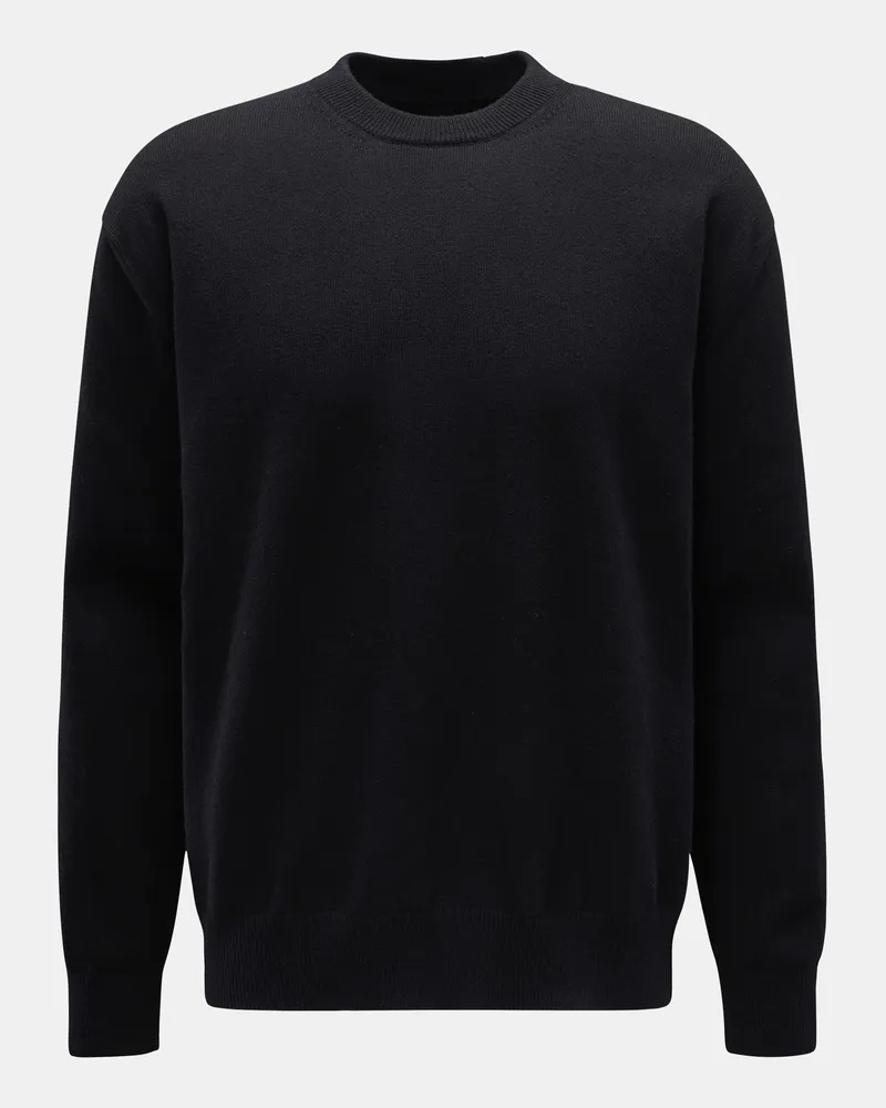 Jil Sander Herren - Rundhalspullover schwarz Schwarz