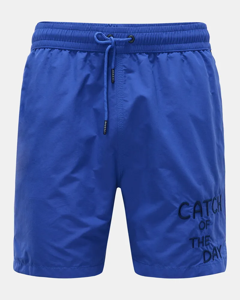 04651/ Herren - Badeshorts 'Plain Swim' blau Blau