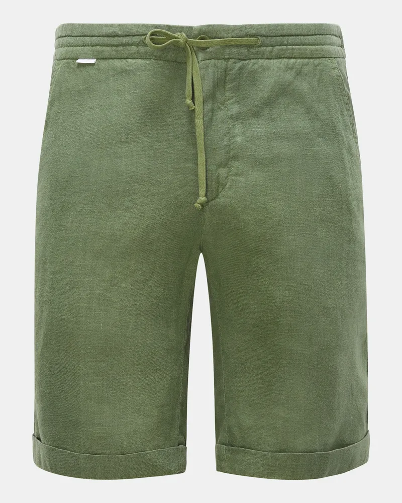 04651/ Herren - Leinen-Bermudas 'Linen Bermuda' grün Grün