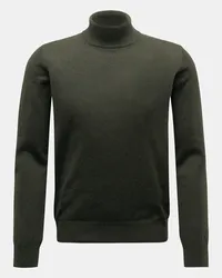 von BRAUN Cashmere Rollkragenpullover dark olive Dark